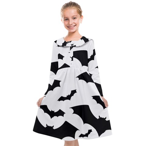 Deathrock Bats Kids  Midi Sailor Dress from ArtsNow.com