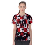 Emo Checker Graffiti Women s Cotton Tee