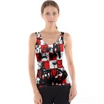 Emo Checker Graffiti Tank Top
