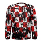 Emo Checker Graffiti Men s Long Sleeve Tee