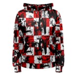 Emo Checker Graffiti Women s Pullover Hoodie
