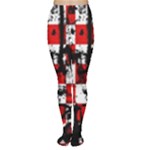 Emo Checker Graffiti Tights
