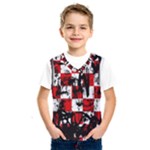 Emo Checker Graffiti Kids  Basketball Tank Top