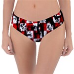Emo Checker Graffiti Reversible Classic Bikini Bottoms
