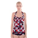 Boyleg Halter Swimsuit  