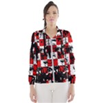 Emo Checker Graffiti Women s Windbreaker