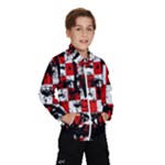 Emo Checker Graffiti Kids  Windbreaker