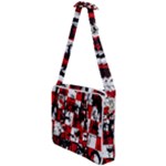Emo Checker Graffiti Cross Body Office Bag