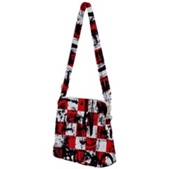 Zipper Messenger Bag 