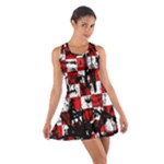 Emo Checker Graffiti Cotton Racerback Dress