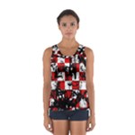 Emo Checker Graffiti Sport Tank Top 