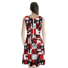 Sleeveless Waist Tie Chiffon Dress 