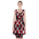 Emo Checker Graffiti Racerback Midi Dress