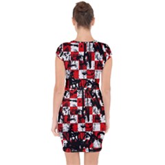 Capsleeve Drawstring Dress  