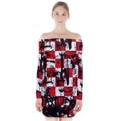 Long Sleeve Off Shoulder Dress 