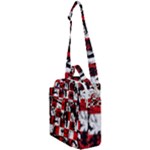 Emo Checker Graffiti Crossbody Day Bag
