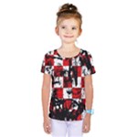 Emo Checker Graffiti Kids  One Piece Tee