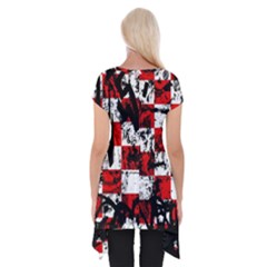 Short Sleeve Side Drop Tunic 