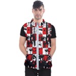 Emo Checker Graffiti Men s Puffer Vest
