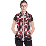 Emo Checker Graffiti Women s Puffer Vest