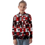 Emo Checker Graffiti Kids  Long Sleeve Shirt