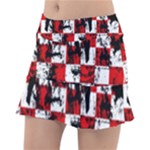 Emo Checker Graffiti Classic Tennis Skirt