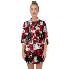 Half Sleeve Chiffon Kimono 