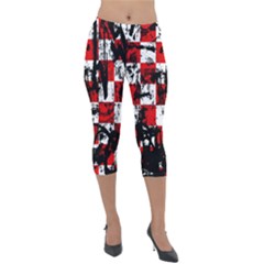 Lightweight Velour Capri Leggings  