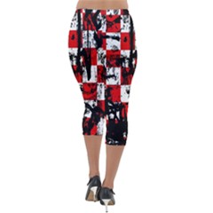 Lightweight Velour Capri Leggings  