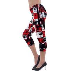 Lightweight Velour Capri Leggings  