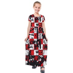 Kids  Short Sleeve Maxi Dress 