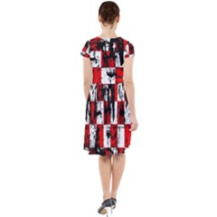 Cap Sleeve Midi Dress 