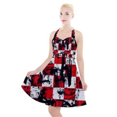 Halter Party Swing Dress  