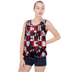 Bubble Hem Chiffon Tank Top 