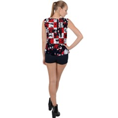 Bubble Hem Chiffon Tank Top 