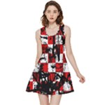 Emo Checker Graffiti Inside Out Reversible Sleeveless Dress