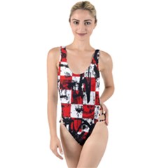 High Leg Strappy Swimsuit 