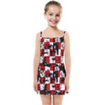 Emo Checker Graffiti Kids  Summer Sun Dress