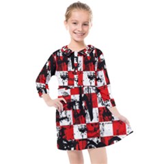 Kids  Quarter Sleeve Shirt Dress 