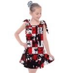 Emo Checker Graffiti Kids  Tie Up Tunic Dress
