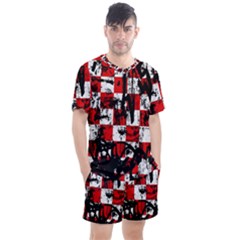 Men s Mesh T-Shirt and Shorts Set 