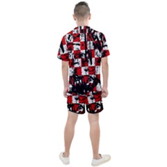 Men s Mesh T-Shirt and Shorts Set 