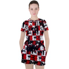 Women s Mesh T-Shirt and Shorts Set 