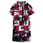 Emo Checker Graffiti Kids  Boyleg Half Suit Swimwear
