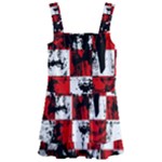 Emo Checker Graffiti Kids  Layered Skirt Swimsuit