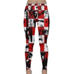 Emo Checker Graffiti Lightweight Velour Classic Yoga Leggings