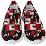 Emo Checker Graffiti Kids  Slip On Sneakers
