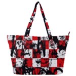 Emo Checker Graffiti Full Print Shoulder Bag