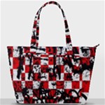 Emo Checker Graffiti Back Pocket Shoulder Bag 
