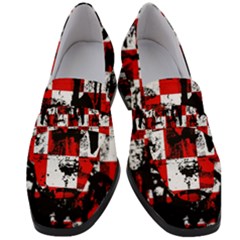 Women s Chunky Heel Loafers 